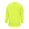 Ge Hi-Vis Long Sleeve T-Shirt, Polyester Knit Birdseye, Mesh, Green, 2XL GS108G2XL - alternate 2